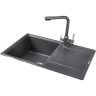 Кухонная мойка GRANULA GR-7804 графит (черно-серый) 7804 GPAFIT